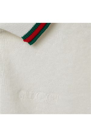 white cotton babygrow GUCCI KIDS | 808690XJGZ59692